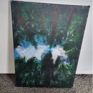 Forest painting – Original Acrylic Portrait
